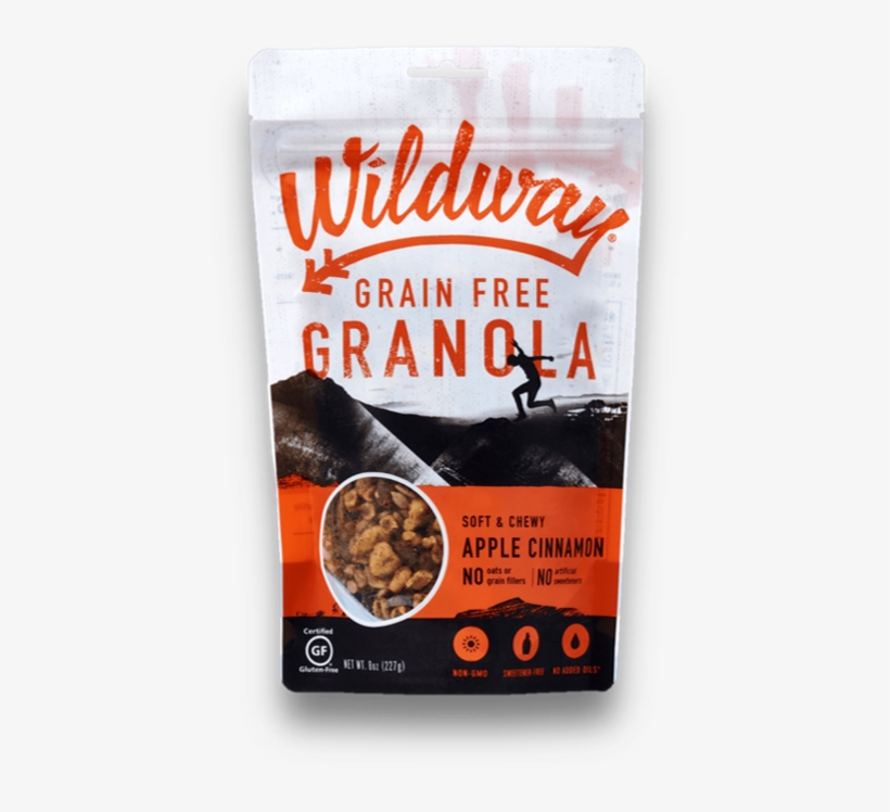 Apple Cinnamon, 8oz - Wildway Vanilla Bean Espresso Grain Free Granola, transparent png
