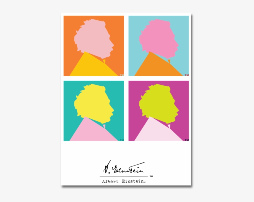 Einstein Pop Art Poster - Pop Art, transparent png