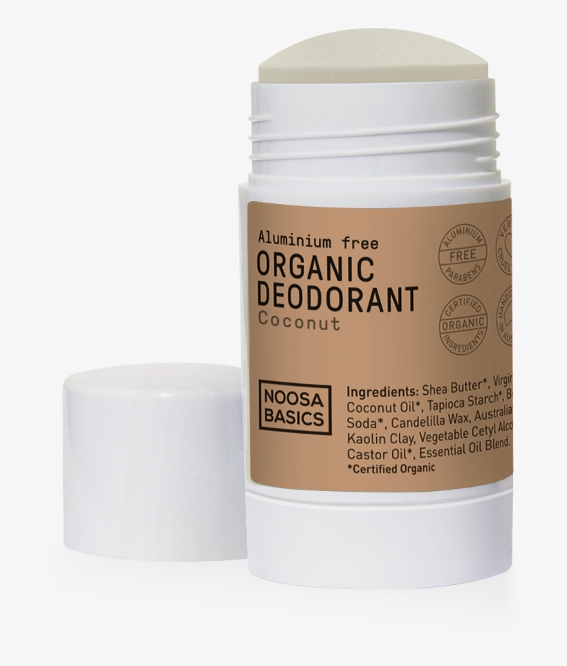 Organic Deodorant Stick - Noosa Basics Deodorant Stick - Coconut (60g), transparent png