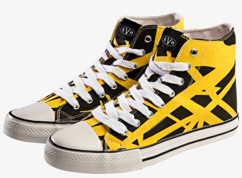 Official Evh Store 5150 Hat, Hats, Guitar, Strap, Shoes, - Yellow High Top Sneaker, transparent png