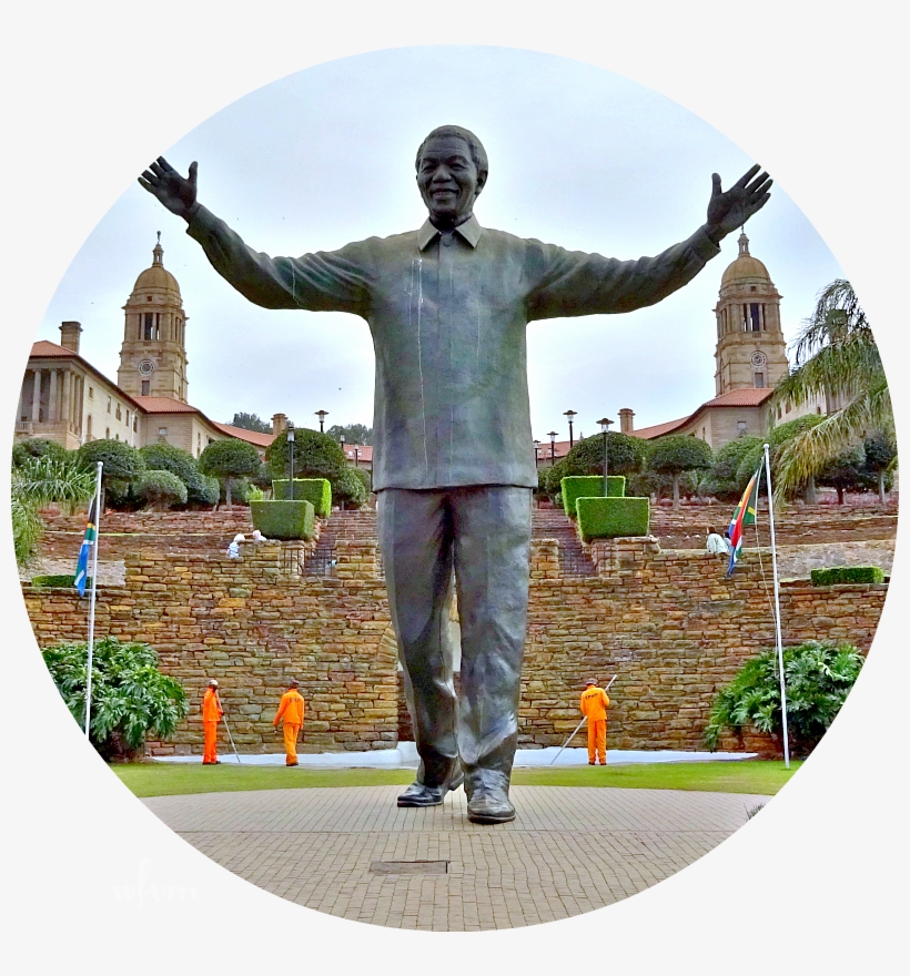 This Huge Bronze Statue Of A Young Nelson Mandela Stands - Union Buildings, transparent png