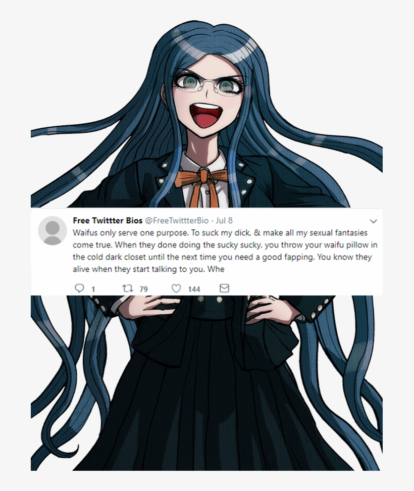 Iruma Sex Thot @irumasexbot - Danganronpa V3 Tsumugi Mastermind, transparent png