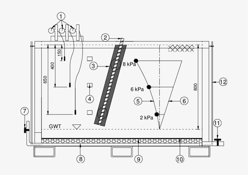 Section Through The Text Box Along With The Matric - Suction, transparent png