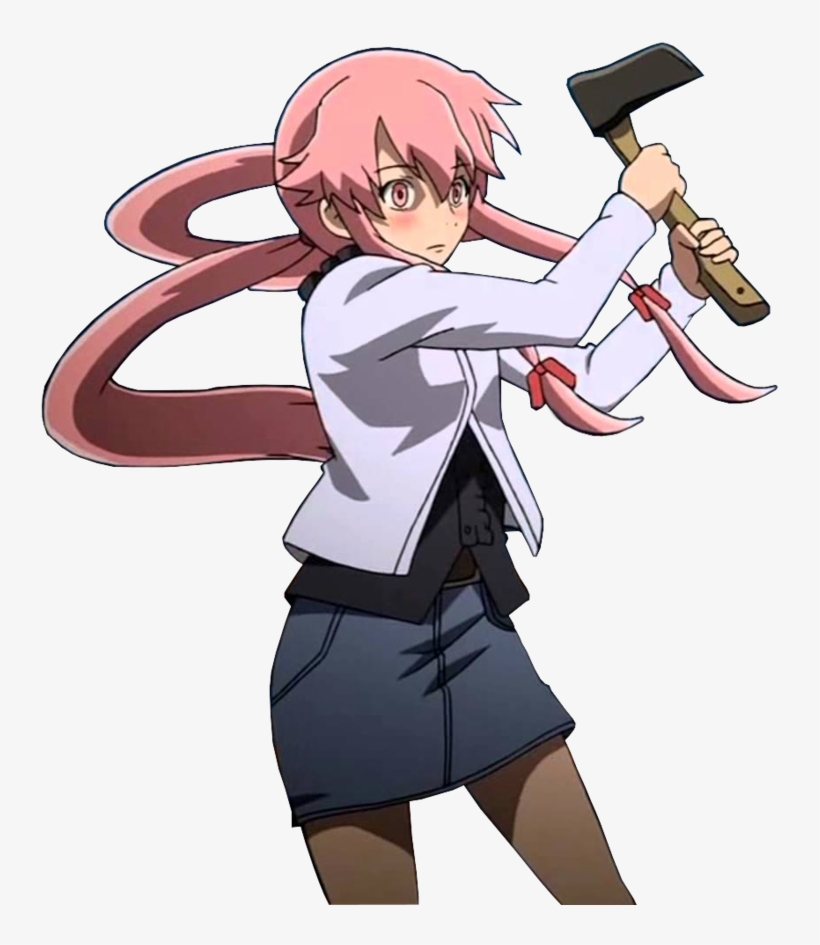 Mirai Nikki Yuno Png, transparent png