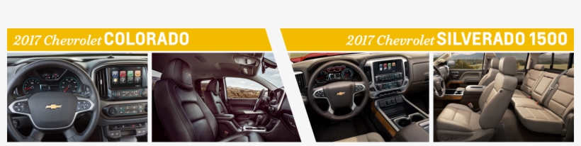 Compare 2017 Chevy Colorado Interior Vs Chevrolet Silverado, transparent png
