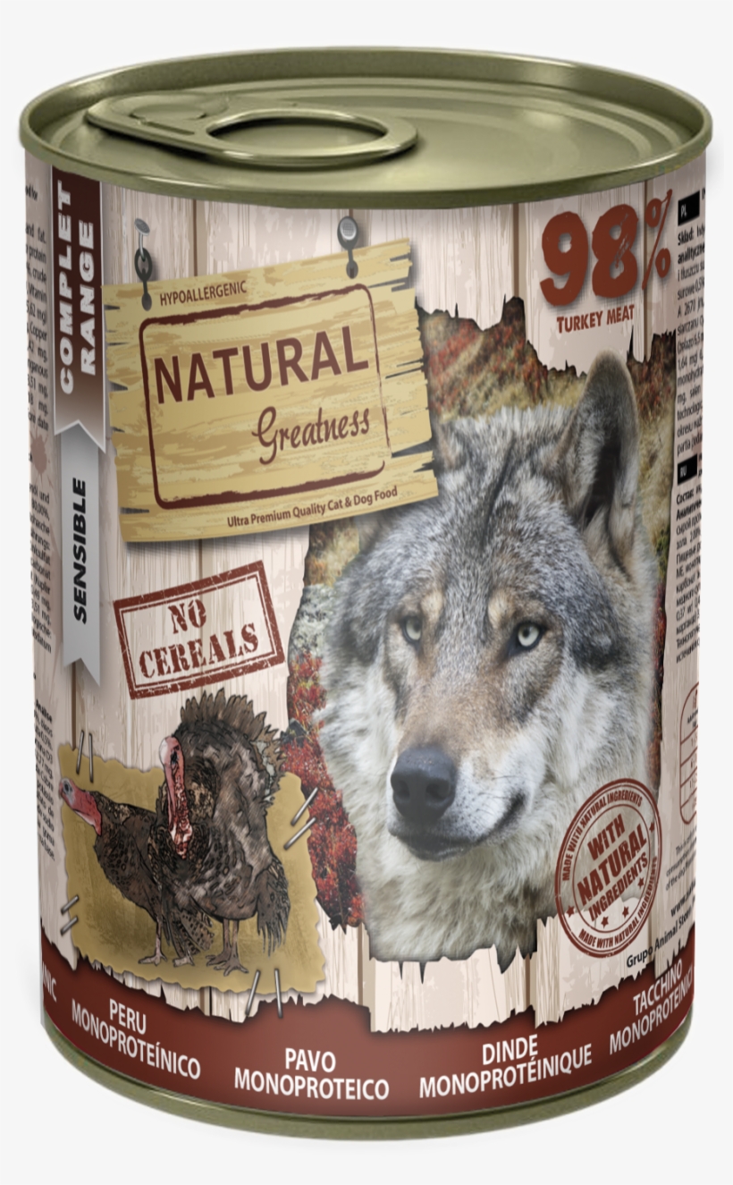Natural Greatness Receta Monoproteica De Pavo [1] - Wet & Canned Food Animonda Grancarno Adult Salmon, transparent png