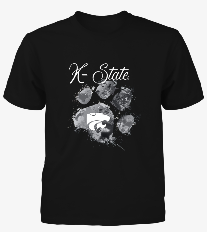 Color Drop Paw Kansas State Wildcats Shirt - Funny Senior Shirt Ideas 2019, transparent png