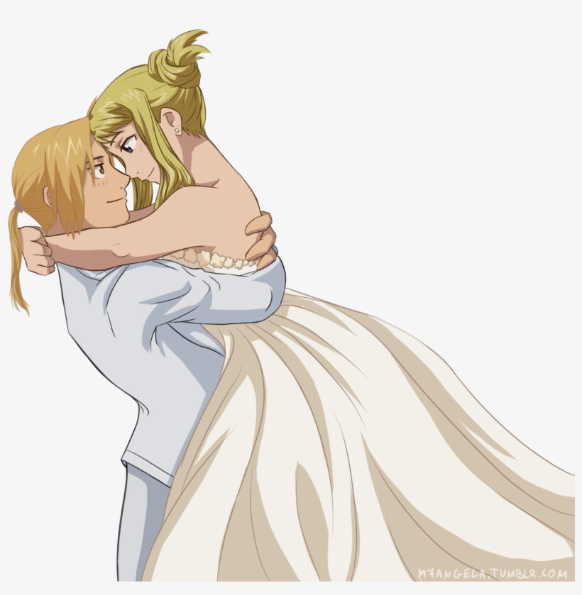 Discover Ideas About Roy Mustang - Fullmetal Alchemist Ed And Winry Wedding, transparent png
