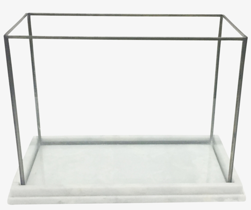Marble Iron Display Terrarium - Transparent Glass Box Png, transparent png