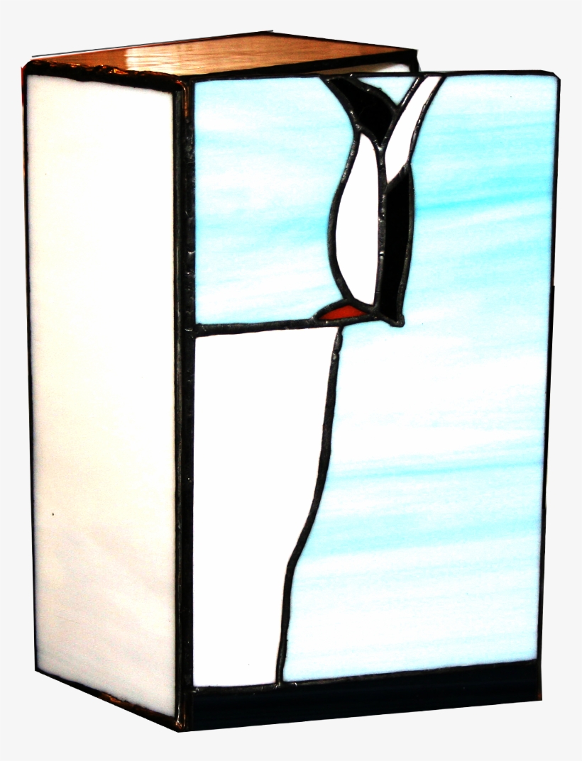 Stained Glass 5" X 9" X 3" Penguin Box - Furniture, transparent png