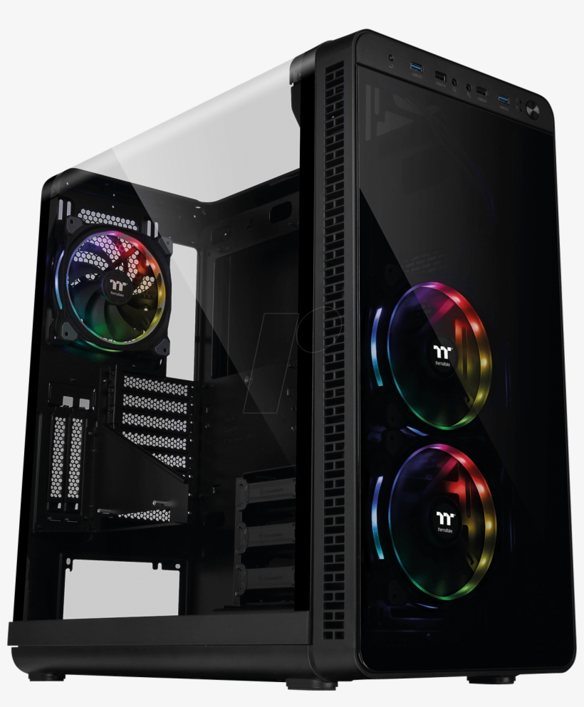 Thermaltake Tower View 37 Rgb Plus Black Thermaltake - Thermaltake View 37, transparent png