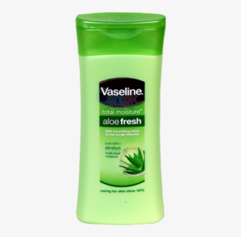 Vaseline Aloevera Lotion 100ml - Vaseline Intensive Care Aloe Soothe Lotion - 10 Fl, transparent png