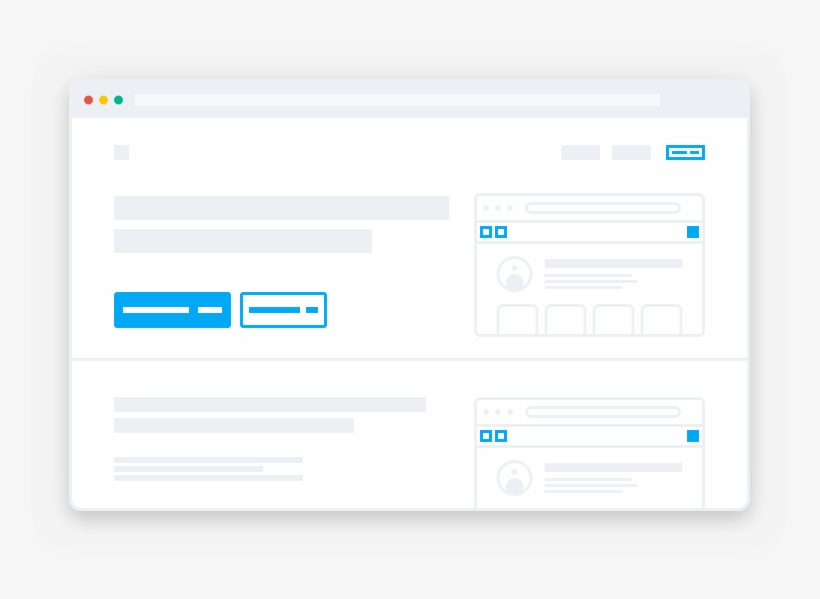 Landing-01 - Layout Landing Page Icon Png, transparent png