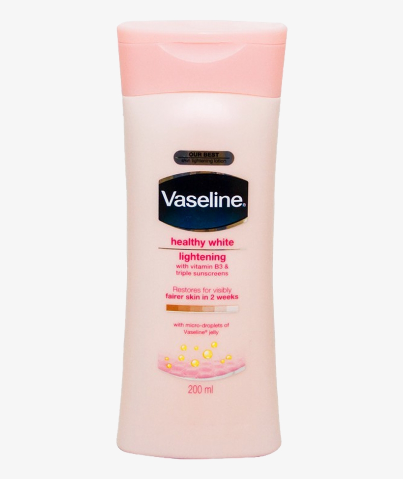 Vaseline Lotion Healthy White Lightening 200 Ml - Unilever Vaseline Intensive Rescue Repairing Moisture, transparent png