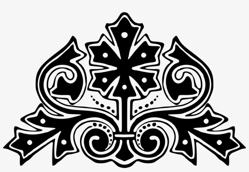 Ornament Triangle Flower Art Drawing - Vector Graphics, transparent png