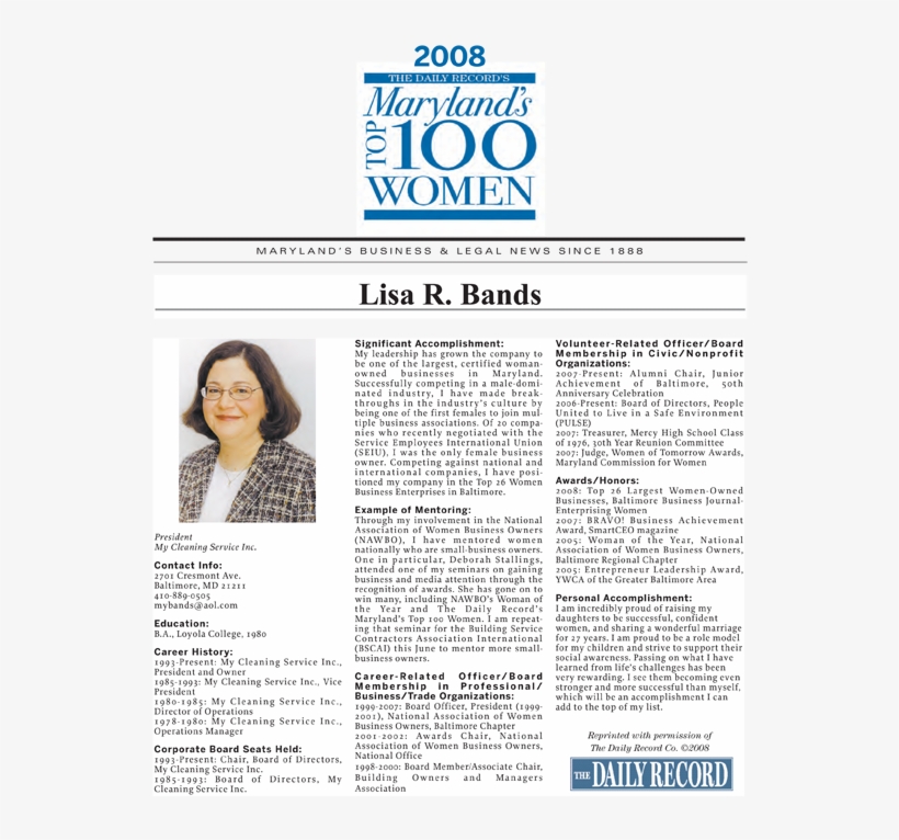 Lisa Bandsmdtop100 - Daily Record, transparent png