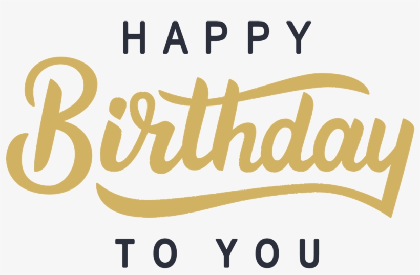 Cle Kc) - Modern Happy Birthday Clip Art, transparent png