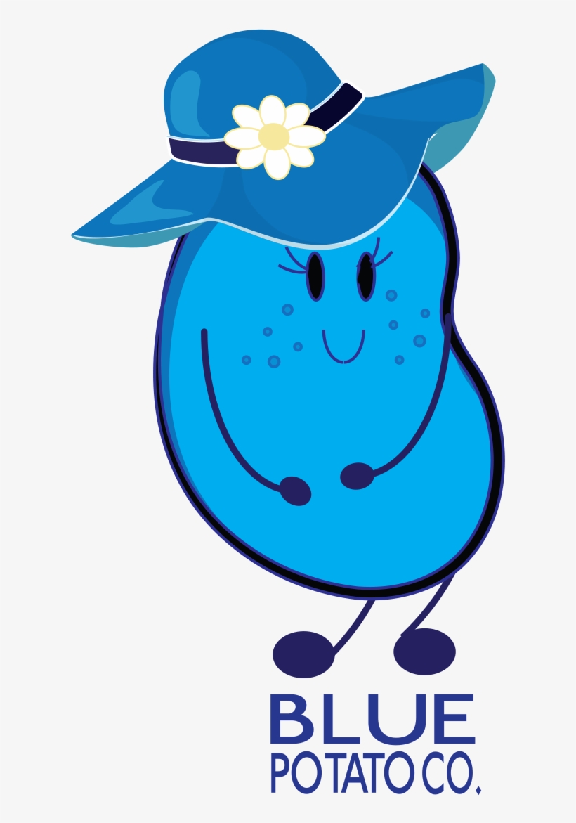 Blue Potato - Co Logo - Potato, transparent png