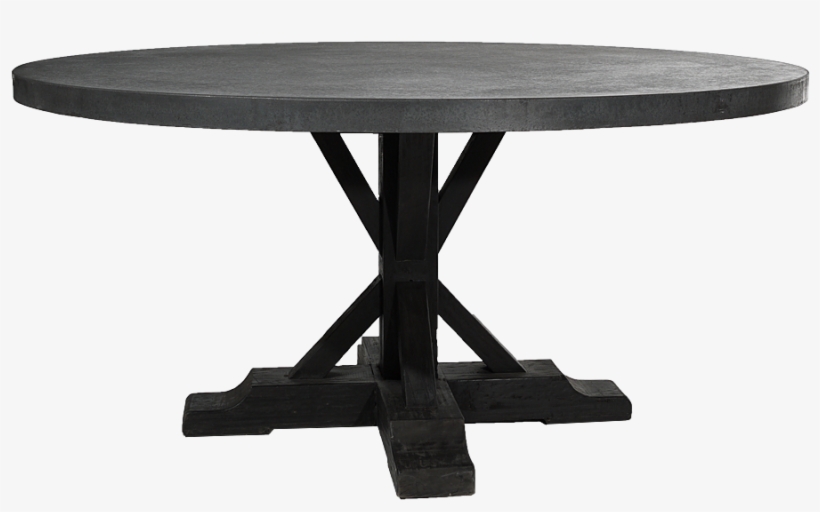 Concrete And Reclaimed Elm Table - Product, transparent png