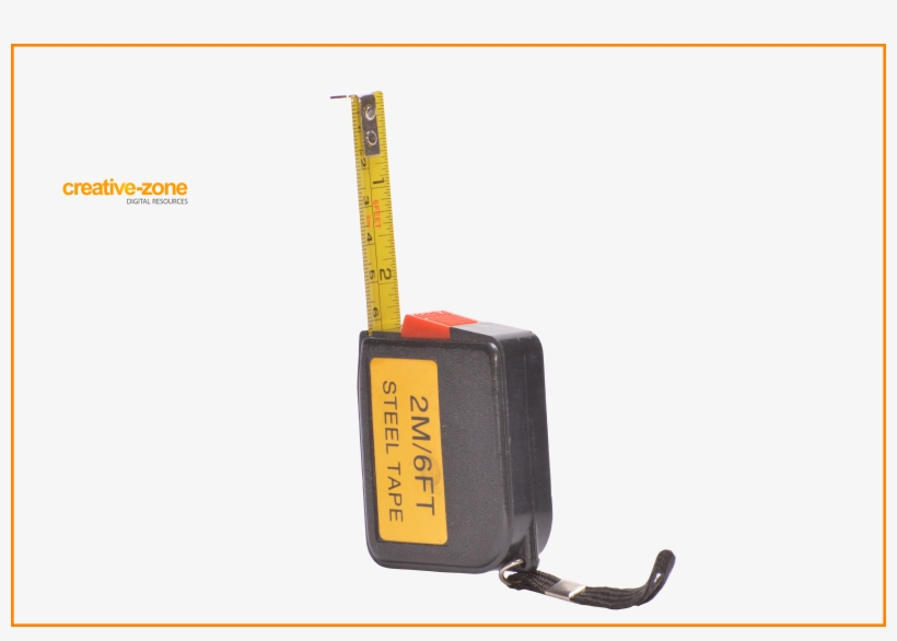 Steel Tape With Stopper, Roll Tape Measure With Backstop, - Tape Measure, transparent png