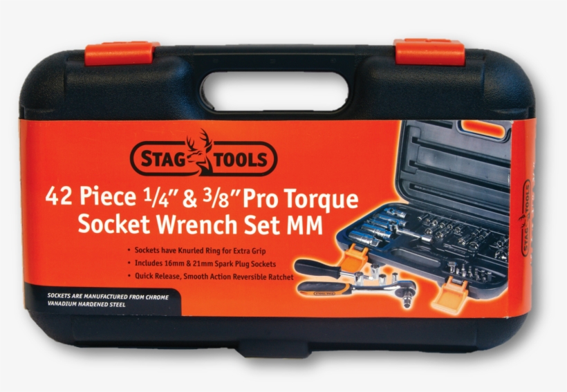 Stag Pro Torque Socket Set - Stag Sta030 Pro Torque Socket, Set Of 42