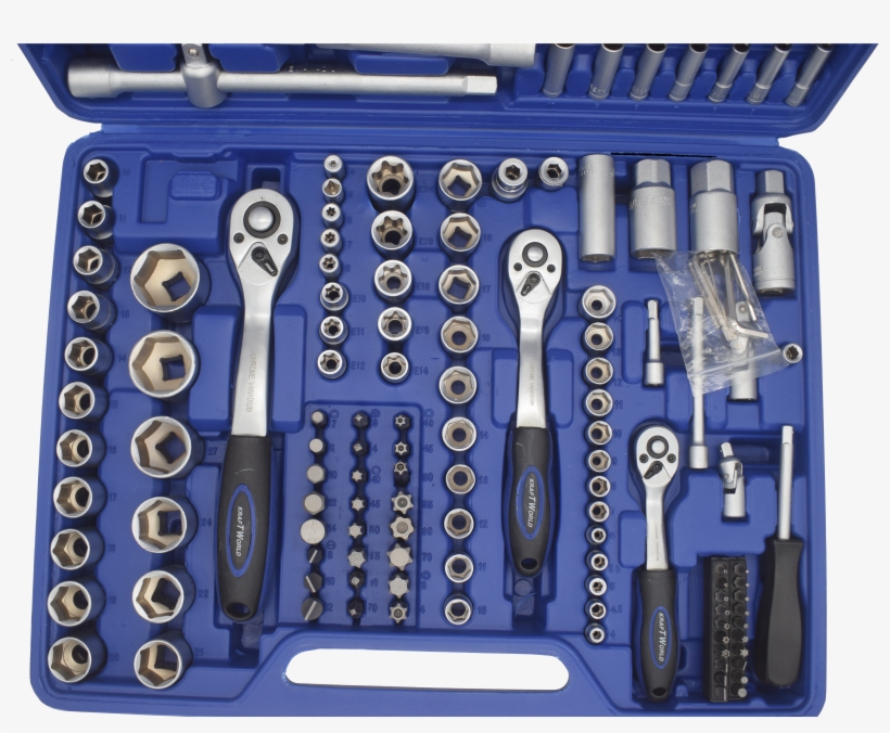 Kraf Tworld Professional Line Kw 171pcs Socket Set, transparent png