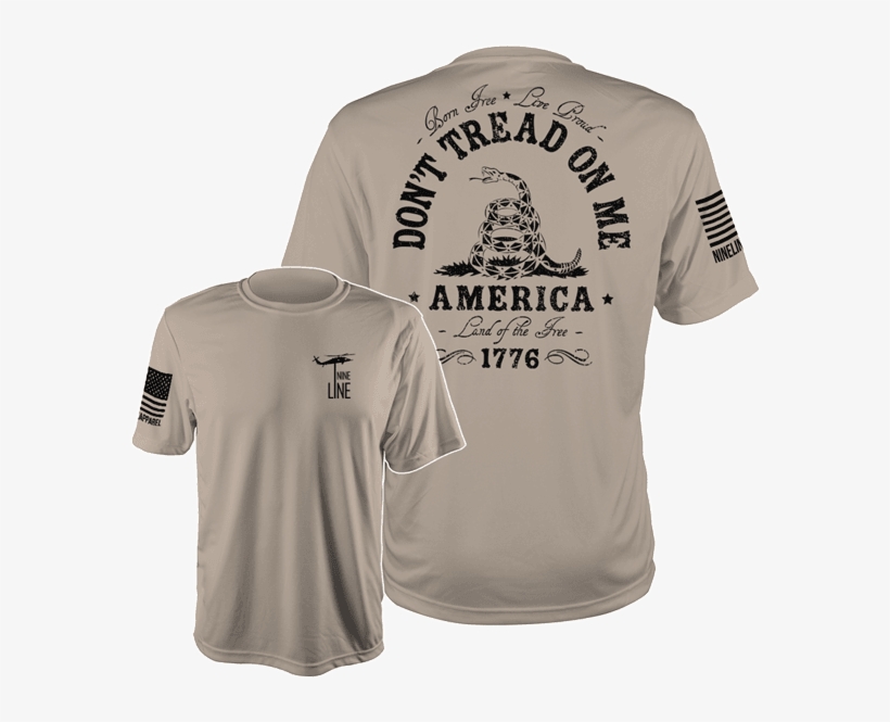 Don't Tread On Me Moisture Wicking T-shirt Gov't & - Dont Tread On Me Sweatshirt, transparent png