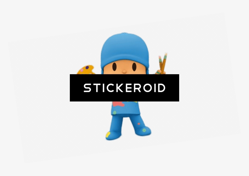 Pocoyo The Artist, transparent png
