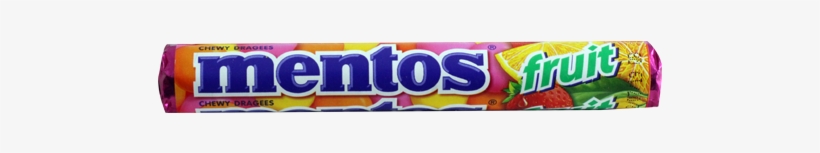 Mentos Roll 38g Tutti Frutti - Mentos Chewy Mints, Cinnamon - 1.32 Oz Roll, transparent png