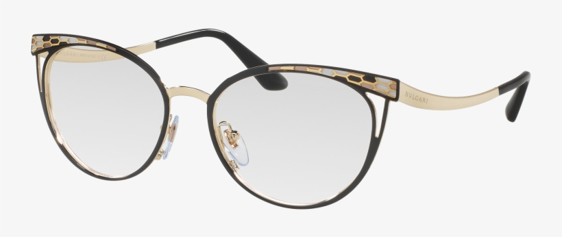 Bvlgari Bv2186 2018 Black Cat Eye Eyeglasses, transparent png