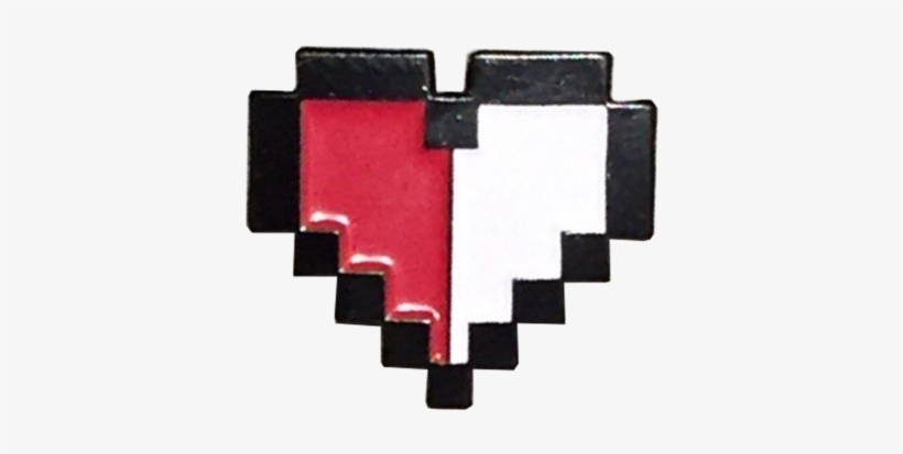 8bit Heart Pin - Legend Of Zelda Hearts, transparent png