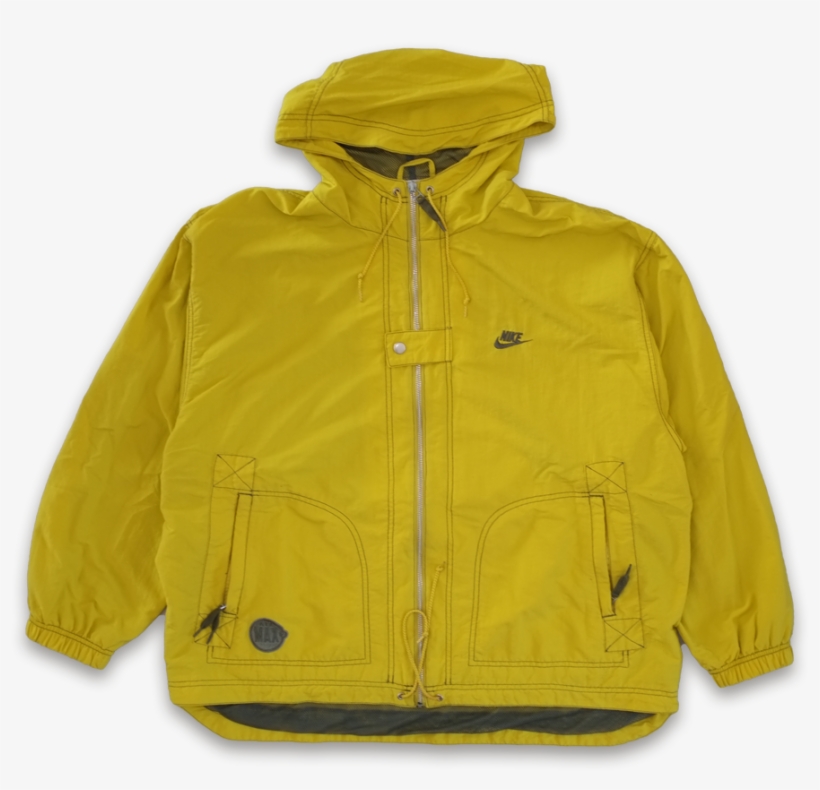 Rare Vintage Nike Air Max Jacket Yellow, transparent png
