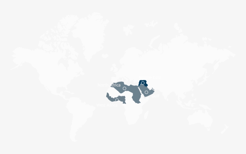 Covering Middle East, Gulf And Africa - Western Europe World Map, transparent png