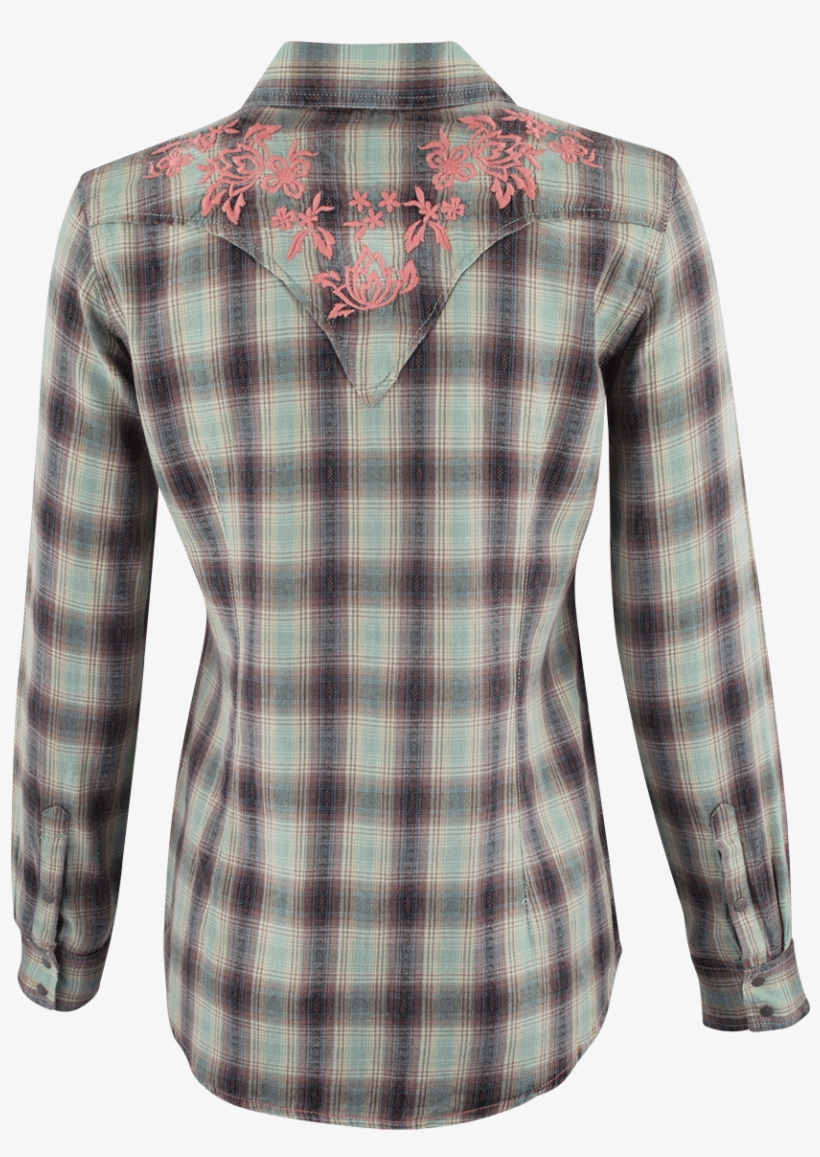 Ryan Michael Ombre Dobby Plaid Shirt, transparent png