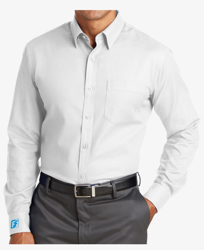 Red House Non-iron Diamond Dobby Shirt - Noniron Diamond Dobby Shirt, White, transparent png