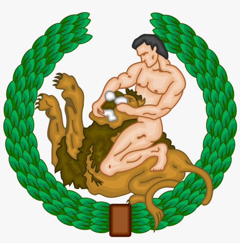 A Laurel Wreath In The Emblem Of The Spanish Anarcho-syndicalist - Hercules Cnt, transparent png