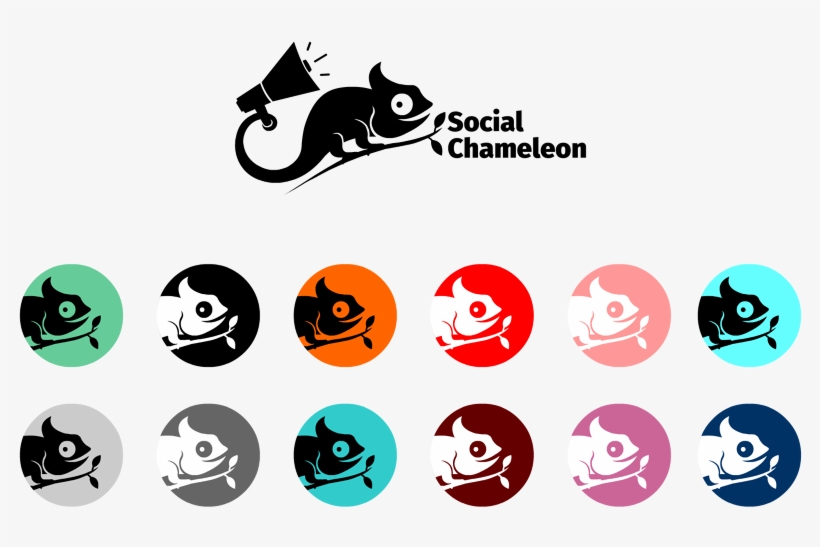 Chameleon Eye Logo, transparent png