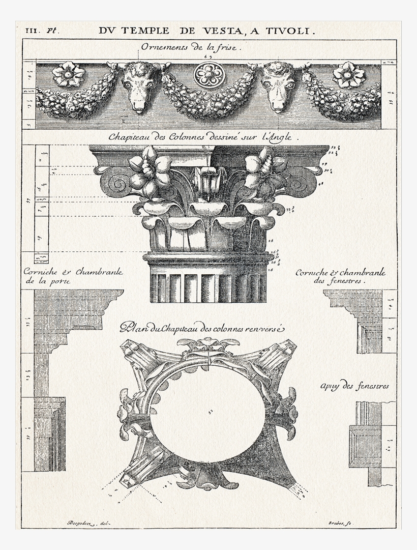 Roman Columns - Roman Columns Iv Framed Print Frame Colour: Oak, Size:, transparent png