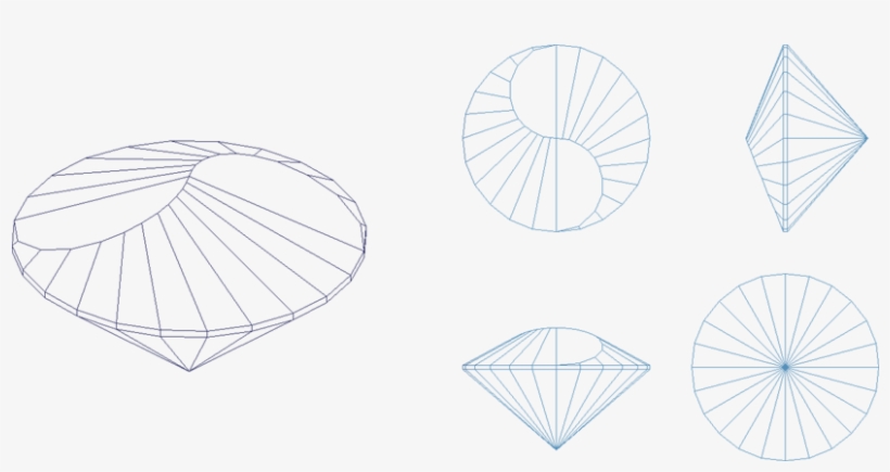 A Modern Gem Design With The Classic Yin-yang Motif - Sketch, transparent png