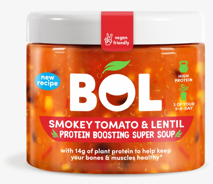 Smokey Tomato & Lentil - Bol Soup, transparent png