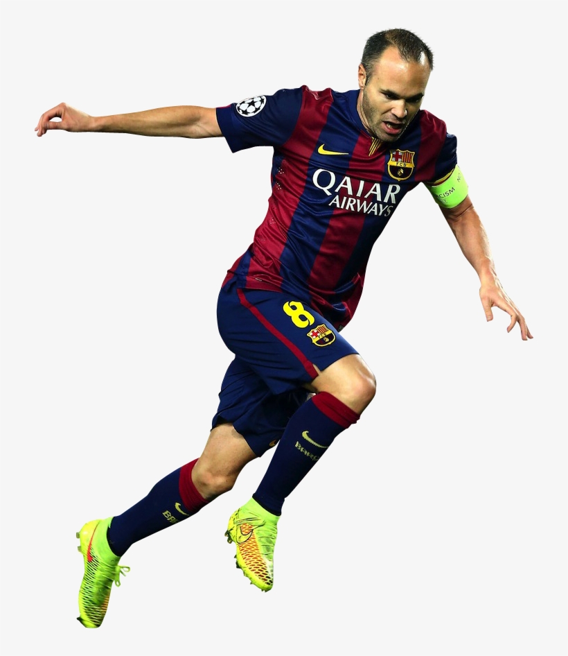 Andres Iniesta - Sports Integrity Neymar Jr. Signed Fc Barcelona Home, transparent png