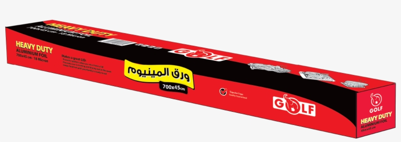 Aluminum Foil 45cm X 7m - Orange, transparent png