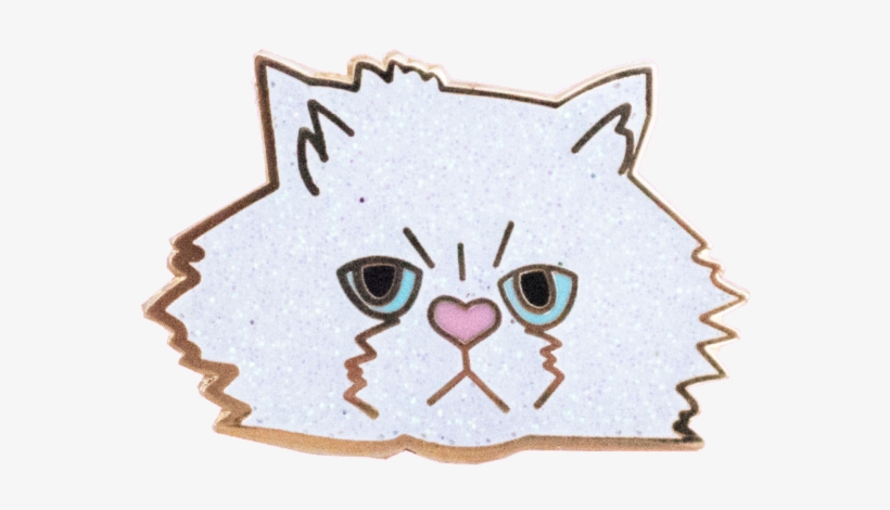 Dolly Purton Cat Pin - Kitten Enamel Pin, transparent png