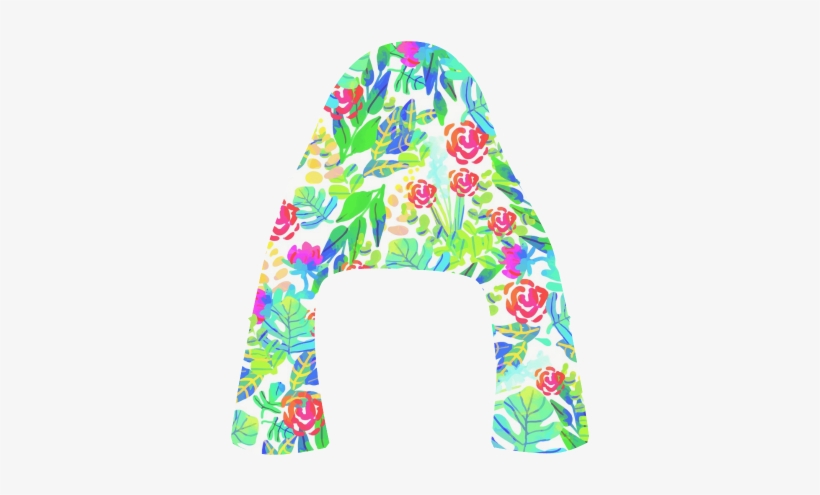 Cute Tropical Watercolor Flowers Apus Slip-on Microfiber - Cafepress Jungle Watercolor Flowers F Full/queen Duvet, transparent png