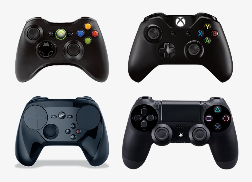 Controllers - Sony Dual Shock 4 Wireless Controller For Ps4 - Black, transparent png