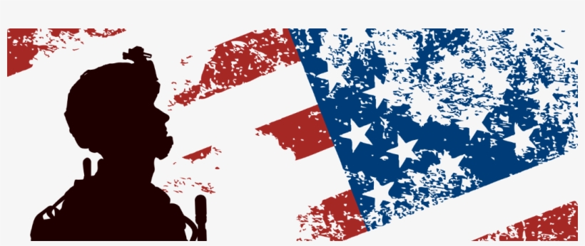 Free Meals For Veterans On Veterans Day 2015 Scottsdale - Us Soldier With The American Flag, transparent png