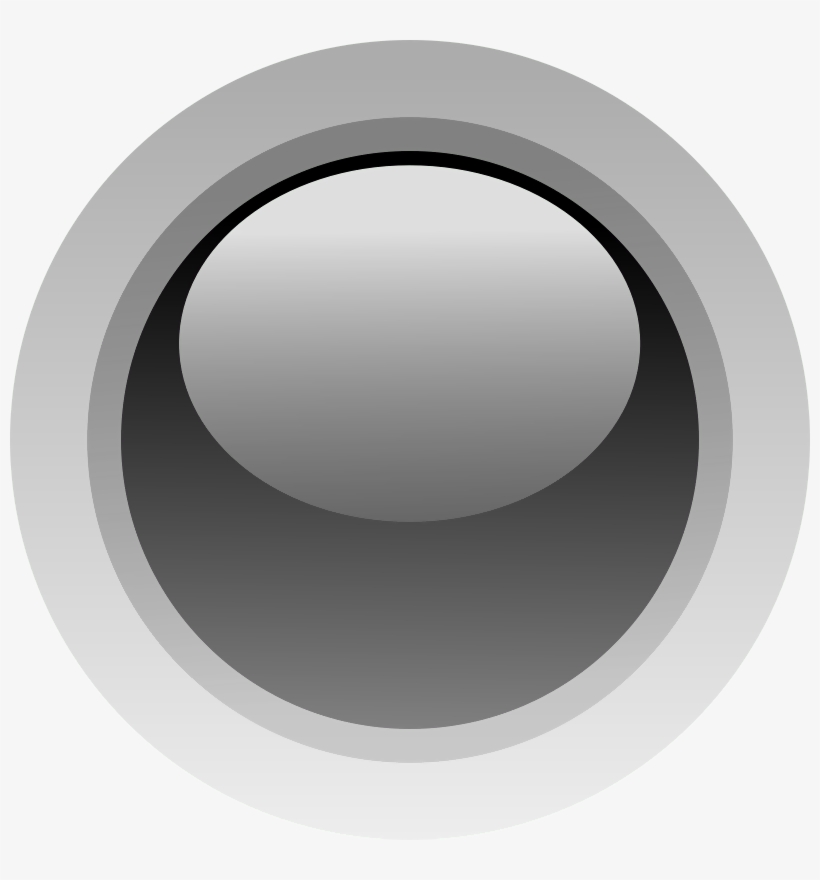 Led Round Black - Circle, transparent png