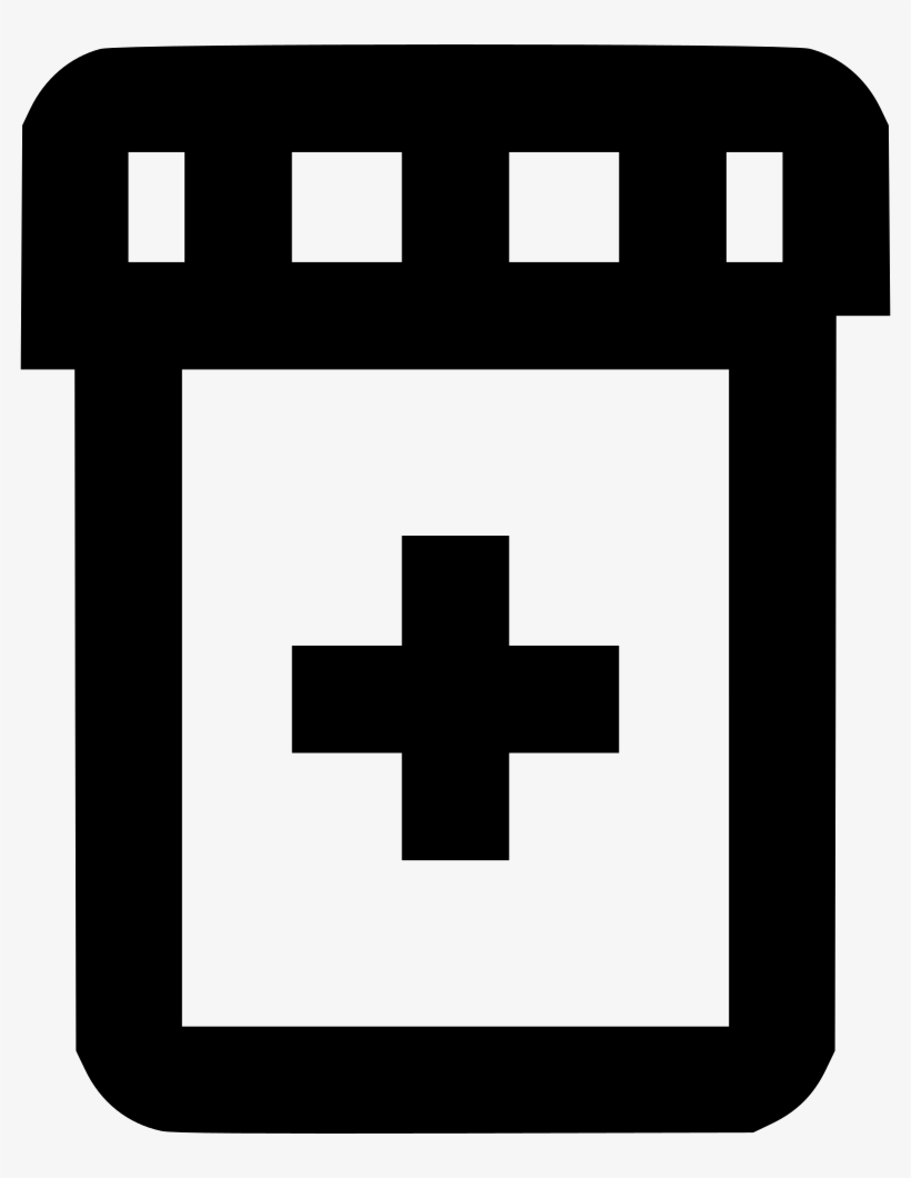 Medicine Bottle - - Cross, transparent png