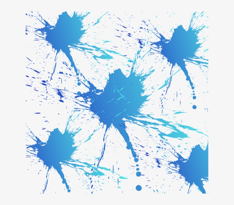 Spread Spray Color Splash, Spray Effects, Blue, Splash - Splash Blue Black Png, transparent png