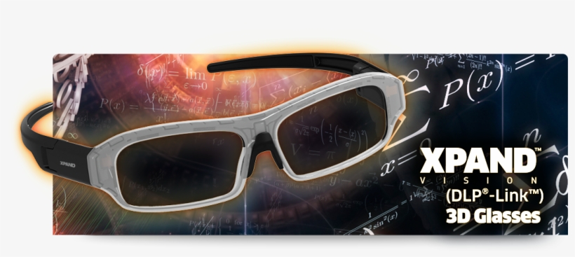 Dlp®-link 3d Glasses - Polarized 3d System, transparent png